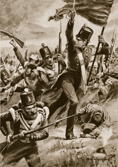 Der Vormarsch der Leichten Division bei der Alma, 29. September 1854 von John de Walton