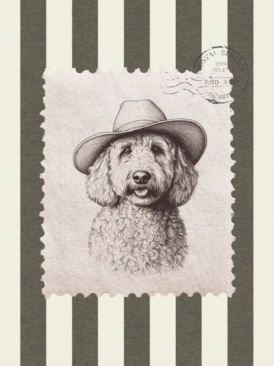 Goldendoodle Cowboy Hut von Jolly and Dash