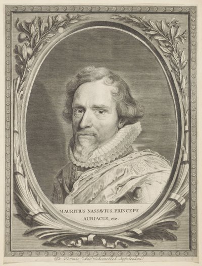 Porträt von Maurits, Prinz von Oranien von Jonas Suyderhoef