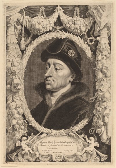 Johann Ohnefurcht, Herzog von Burgund von Jonas Suyderhoff after Pieter Claesz Soutman