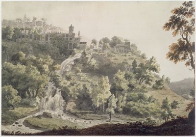Tivoli: Ein Blick auf die Villa des Maecenas, 1858 von Jonathan Skelton