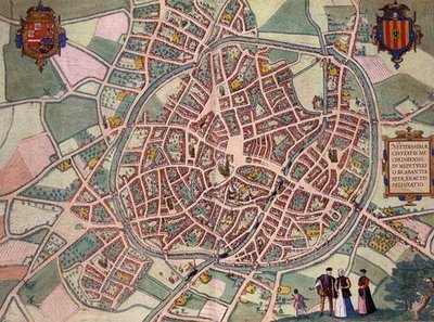 Karte von Mechelen, aus 