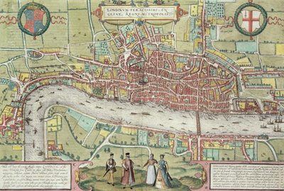 Karte von London, aus 