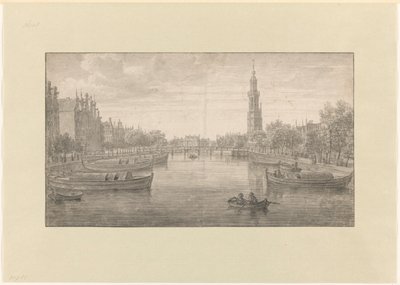 Ansicht der Binnenkant zur Oude Schans von Joris van der Haagen