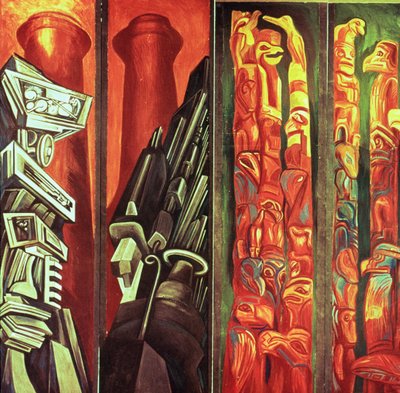 Dekoratives Panel III, aus 