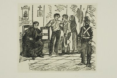 Corrido: Das Sterbezimmer eines Verurteilten von José Guadalupe Posada