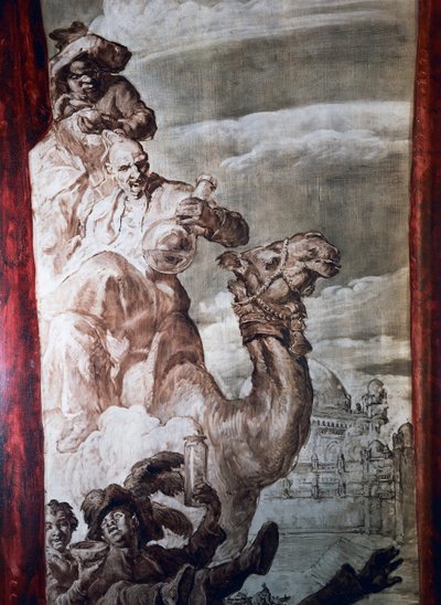 Dekoration im Ballsaal des Hotel Wandel in Paris, 20. Jahrhundert von José María Sert