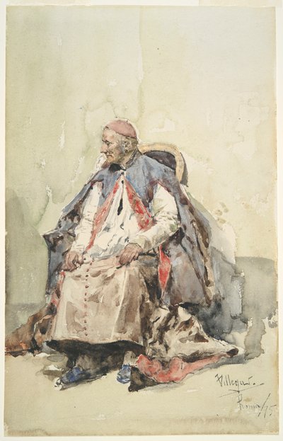 Porträt eines Kardinals von José Villegas Cordero