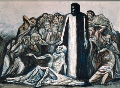 Die Auferstehung des Lazarus, 20. Jahrhundert von Jose Clemente Orozco