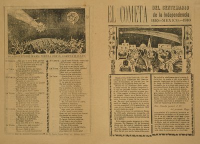 Der Komet von José Guadalupe Posada