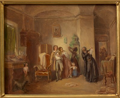 Der erboste Gläubiger von Josef Danhauser