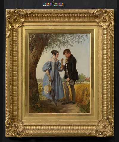 Die Begegnung von Josef Danhauser