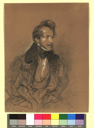 Friedrich Gauermann (1807-1862), Maler, Grafiker von Josef Danhauser