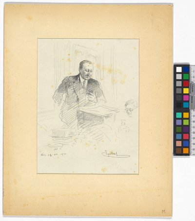 Studie aus dem Prozeß Salem von Josef Engelhart