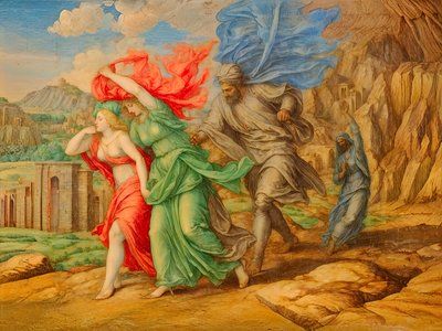 Flucht aus Sodom und Gomorra von Josef Johann Michel