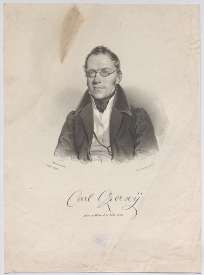 Carl Czerny, geboren in Wien den 21. Februar 1791 von Josef Kriehuber