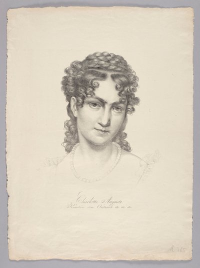 Charlotte Auguste, Kaiserin von Österreich etc. von Josef Kriehuber
