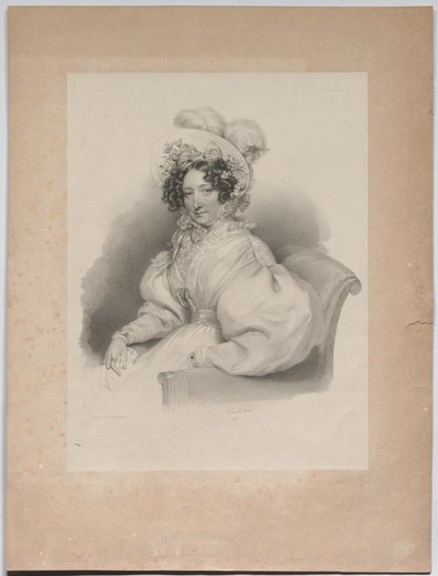 Gabrielle Auersperg, geborene Lobkowitz von Josef Kriehuber