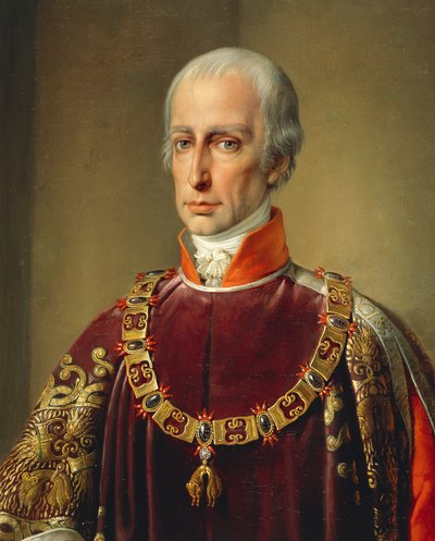 Porträt von Franz Joseph Karl von Habsburg-Lothringen von Josef and Mayrhofer Friedrich Kiss