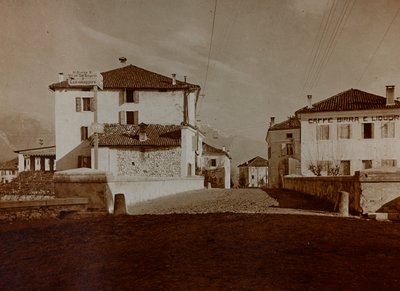 Album "Meine Weltkriegs-Erinnerungen Südwestfront (Kärnten, Italien, Südtirol) 31/03/1915-12/11/1918 - Josef Zohles Wien": Blick auf Chiusaforte von Josef Zohles
