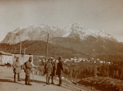 Album "Meine weltkriegs - Erinnerungen Südwestfront (Kärnten, Italien, Südtirol) 31/03/1915-12/11/1918 - Josef Zohles Wien": österreichische Soldaten in Italien von Josef Zohles