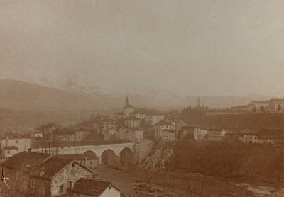 Album "Meine Weltkriegs-Erinnerungen Südwestfront (Kärnten, Italien, Südtirol) 31/03/1915-12/11/1918 - Josef Zohles Wien": Blick auf Tonia von Josef Zohles