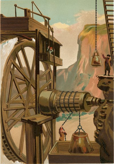Agricola leitet die Minen von Freiberg von Josep or Jose Planella Coromina