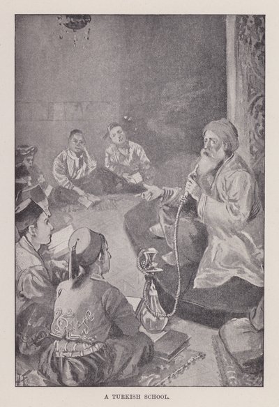 Eine türkische Schule (Lithografie) von Joseph (after) Finnemore