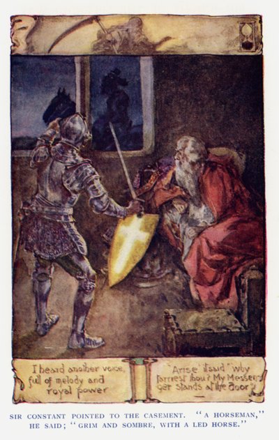 Illustration für Sir Knight of the Splendid Way von Joseph (after) Finnemore