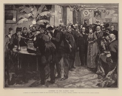 Robert Brownings Stimme zuhören von Joseph (after) Finnemore