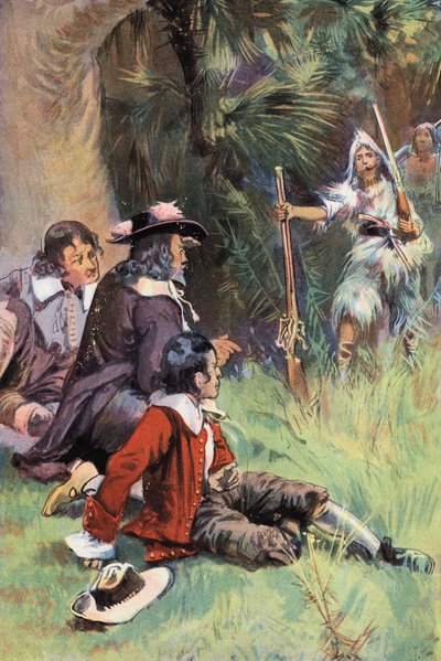 Robinson Crusoe: Ich rufe ihnen auf Spanisch zu von Joseph (after) Finnemore