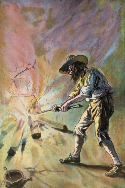 Robinson Crusoe: Ich mache Töpfe von Joseph (after) Finnemore