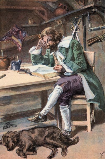 Robinson Crusoe: Ich lese meine Bibel von Joseph (after) Finnemore