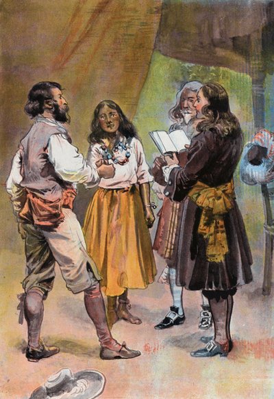 Robinson Crusoe: Hochzeit von Will Atkins von Joseph (after) Finnemore