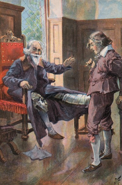 Robinson Crusoe: Mein Vater gibt mir ausgezeichneten Rat von Joseph (after) Finnemore