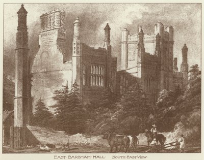 East Barsham Hall, Norfolk von Joseph (after) Nash