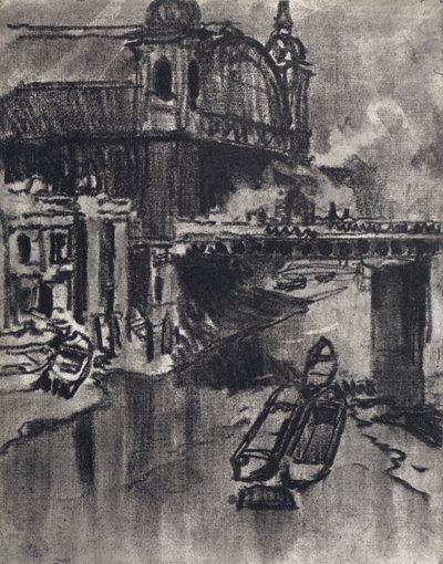 Bahnhof Cannon Street von Joseph (after) Pennell