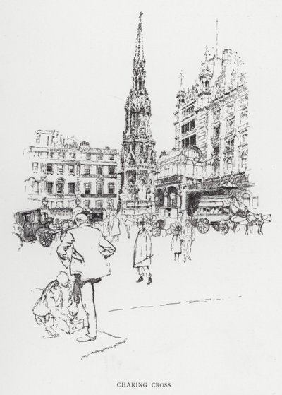 Charing Cross von Joseph (after) Pennell