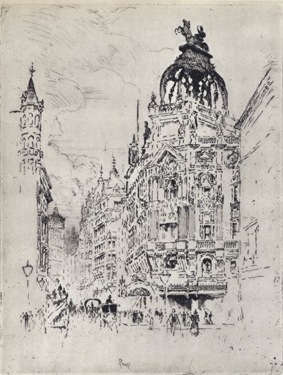Das Hippodrom (Lithografie) von Joseph (after) Pennell