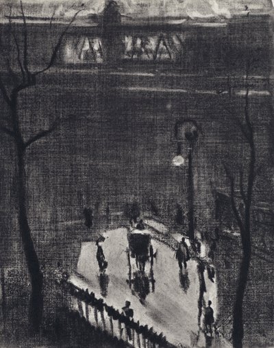 Unter Charing Cross (Lithografie) von Joseph (after) Pennell