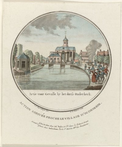 Angriff bei Ouderkerk aan de Amstel, 1787 von Joseph Alexandre Le Campion
