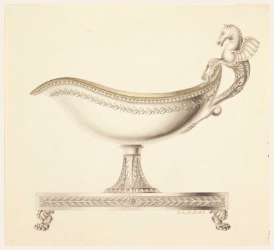 Ansicht einer Sauciere, 1790–1825 von Joseph Anton Seethaler Ii