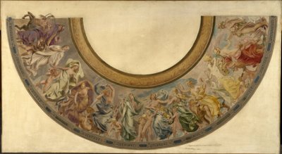 Skizze für die Festtreppe im Pariser Rathaus: Die republikanischen Monate von Joseph Blanc