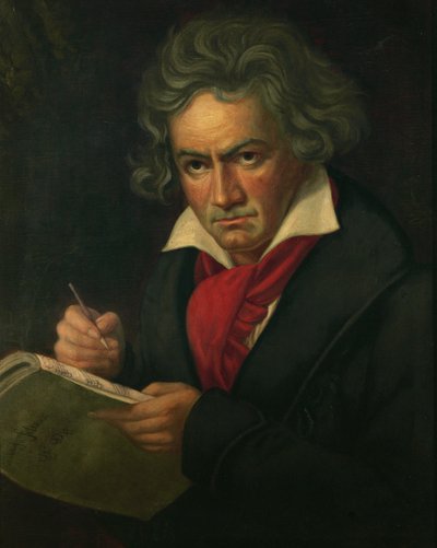 Ludwig van Beethoven (Öl auf Leinwand) von Joseph Carl Stieler