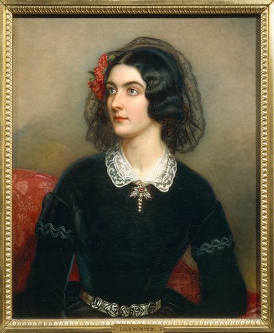 Porträt von Maria Dolores Elisa Gilbert, bekannt als Lola Montez von Joseph Carl Stieler