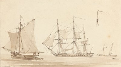 Schoner, Korvette und Fischkutter von Joseph Cartwright