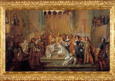 Taufe des Dauphins Louis, Sohn von Ludwig XIV. von Joseph Christophe