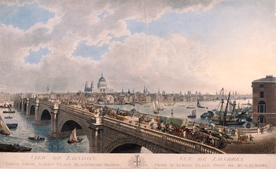 City of London von Süden von Joseph Constantine Stadler