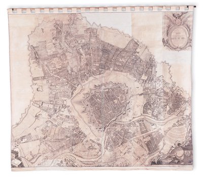Wiener Wandkarte, 1776 oder 77 von Joseph Daniel Huber