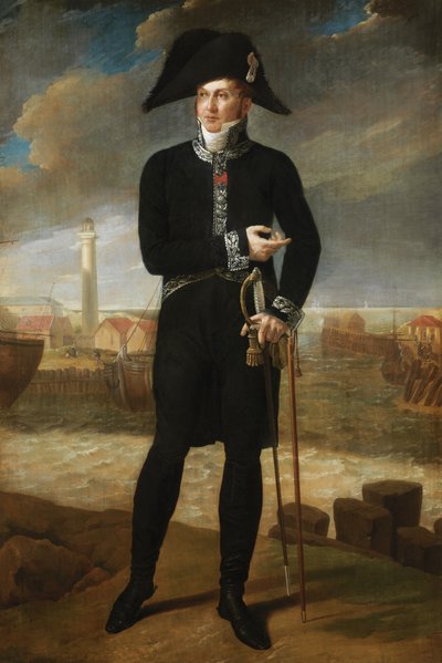 Porträt von Bernard-François, Marquis de Chauvelin von Joseph Denis Odevaere